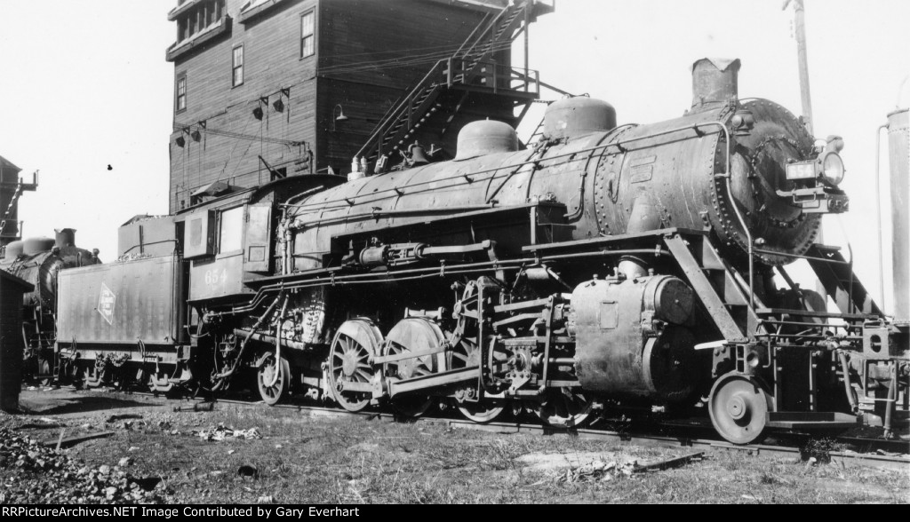 MILW 2-8-2 #654 - Milwaukee Road